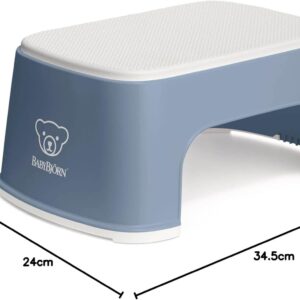 BabyBjorn Safe Step pakāpiens bērniem krāsa Deep Blue/White