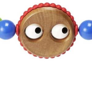 BabyBjorn Wooden Toy For Bouncer koka rotaļlieta šūpuļkrēsliņam Googly Eyes