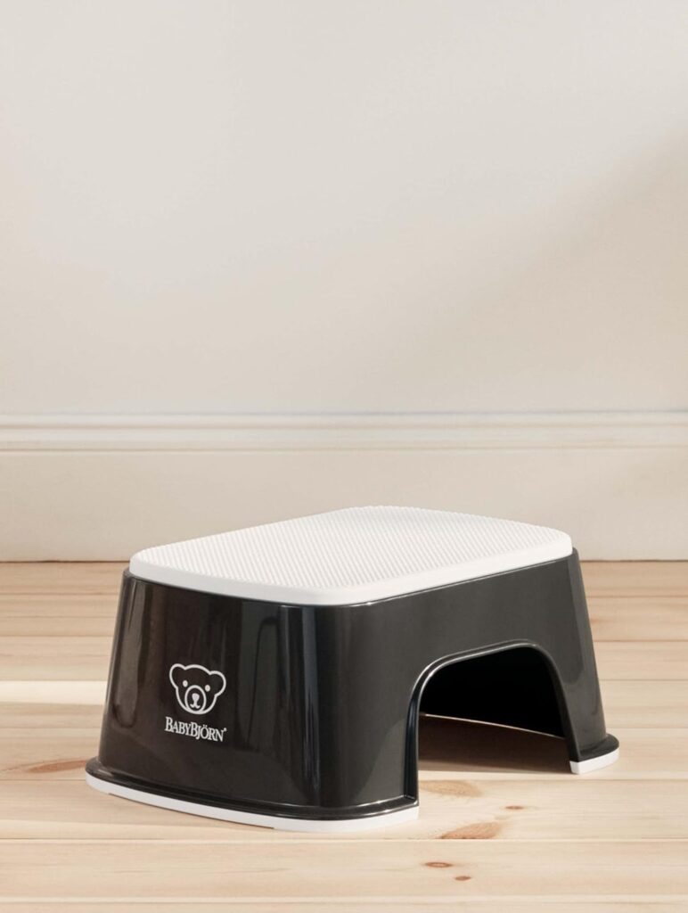 BabyBjorn Safe Step pakāpiens bērniem krāsa Black/White