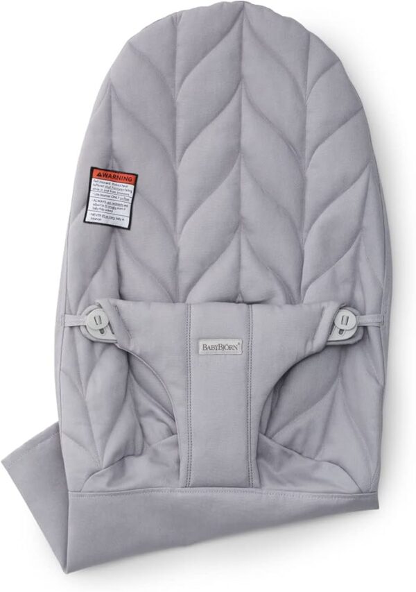 Autokreslini.lv | Babysitter sēžamās daļas pārvalks krāsa Light Grey, Wowen Petal quilt bilde #1