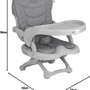 CAM Smarty Pop salokāms barošanas krēsliņš krāsa 244 Grey