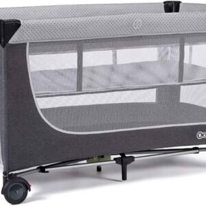 Kinderkraft Leody bērnu ceļojuma gultiņa krāsa Grey (2 līmeņi)