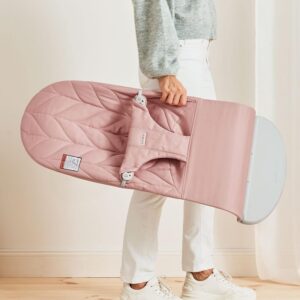 BabyBjorn BLISS šūpuļkrēsls mazuļiem 0-13kg krāsa DUSTY PINK, COTTON Petal Quilt