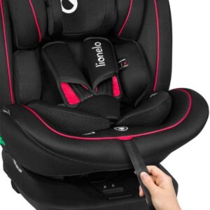 Lionelo Bastiaan I-Size autokrēsliņš bērniem 40-150cm krāsa Black Red