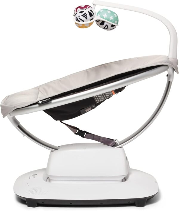 Autokreslini.lv | MamaRoo 5 mazuļu šūpolītes krāsa Classic Grey bilde #7