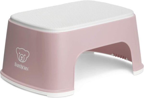 Autokreslini.lv | Safe Step pakāpiens bērniem krāsa Powder Pink/White bilde #1