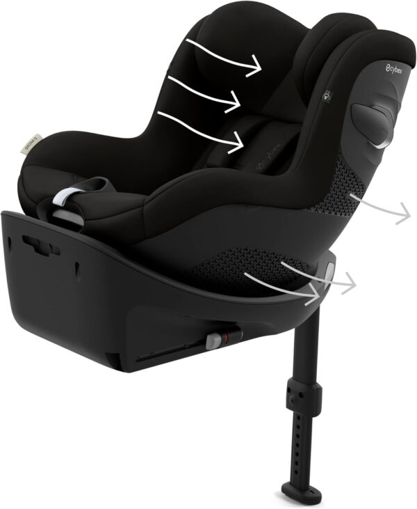Autokreslini.lv | Sirona G sēžamā daļa 61-105cm krāsa Magic Black bilde #15