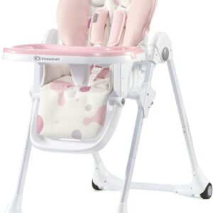 Kinderkraft Yummy barošanas krēsls krāsa Pink