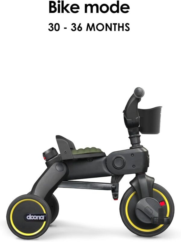 Autokreslini.lv | Liki Trike S3 stumjamais bērnu trīsritenis krāsa Slate Green/ Forest Grey bilde #11