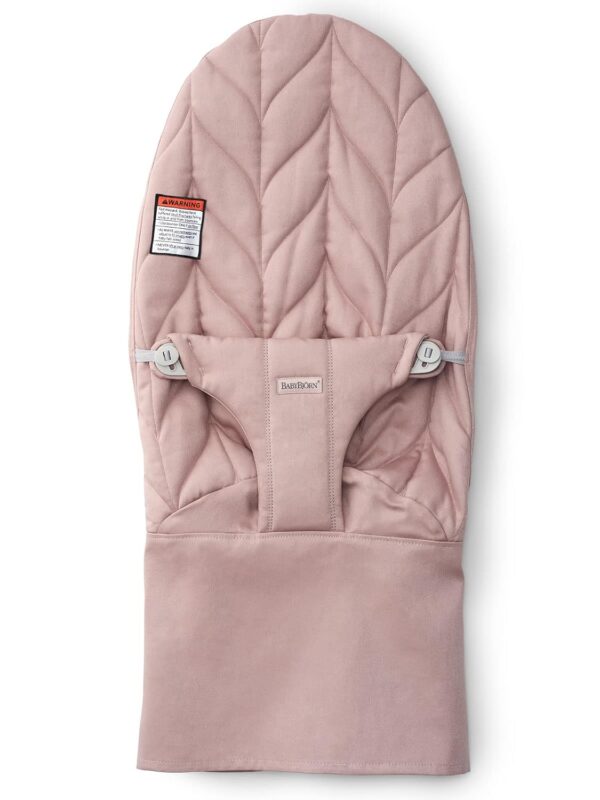 Autokreslini.lv | Babysitter sēžamās daļas pārvalks krāsa Dusty Pink, Woven Petal quilt bilde #3
