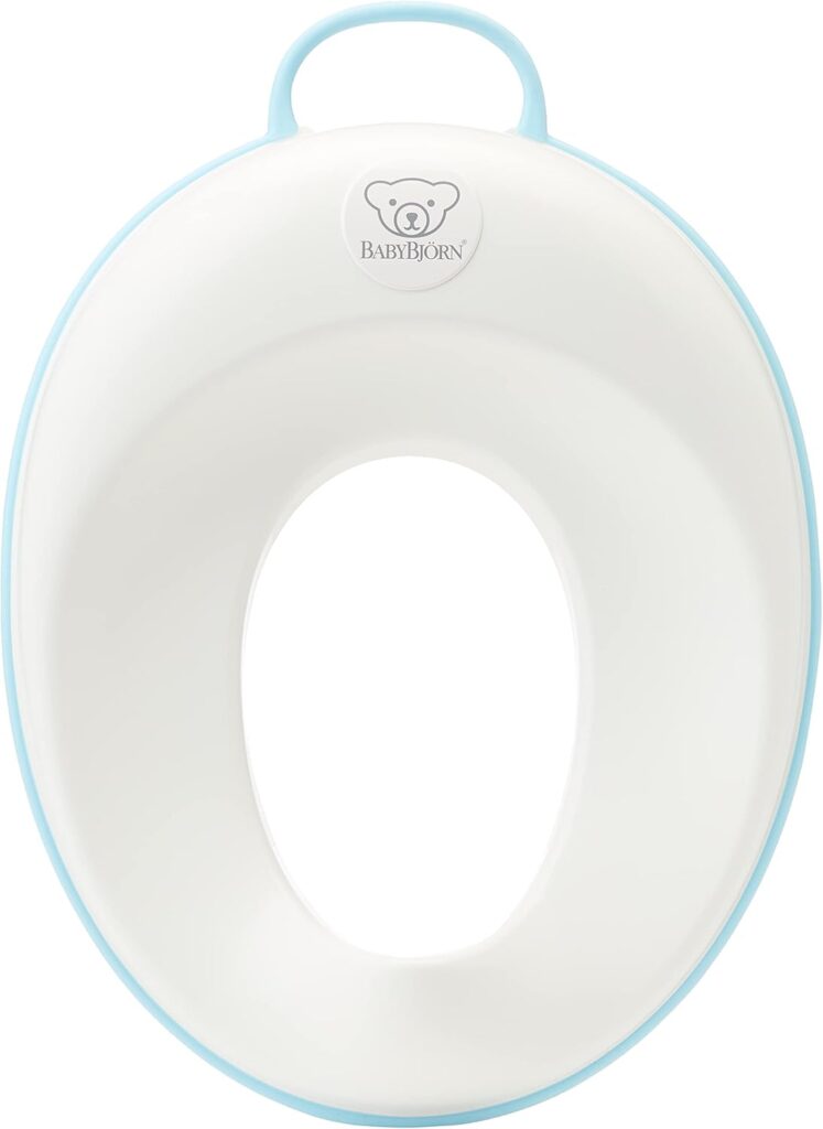 BabyBjorn Toilet Trainer poda vāciņš krāsa White/Turquoise