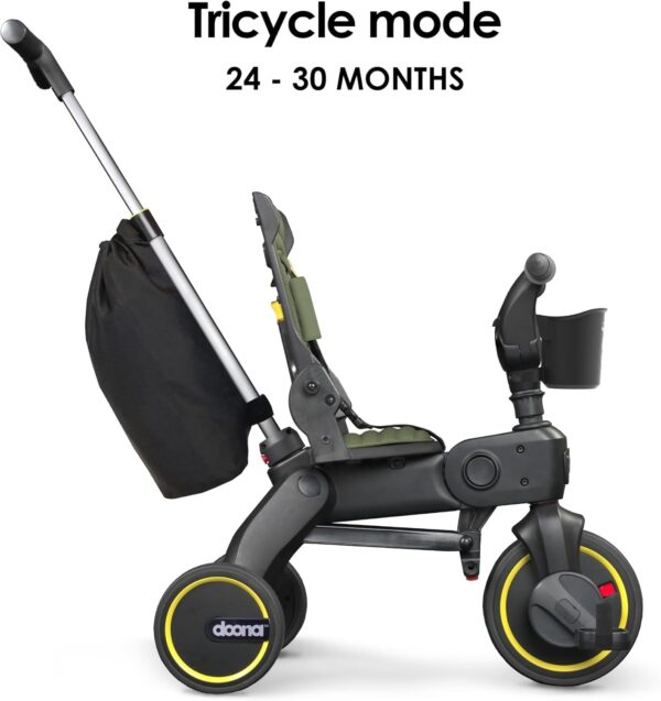 Autokreslini.lv | Liki Trike S3 stumjamais bērnu trīsritenis krāsa Slate Green/ Forest Grey bilde #7