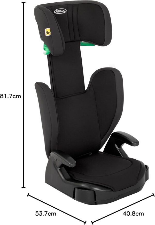 Autokreslini.lv | Junior Maxi R129 autokrēsliņš bērniem 100-150cm krāsa Iron bilde #15
