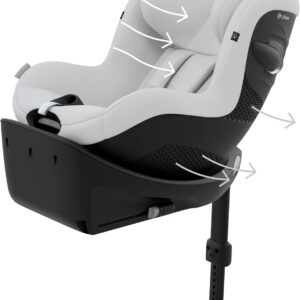 Cybex Sirona Gi I-Size autokrēsliņš bērniem 61-105cm krāsa Fog Grey