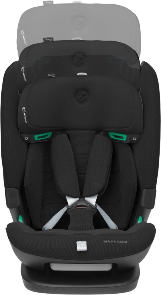 Maxi Cosi Titan Pro 2 I-Size autokrēsliņš bērniem 76-150cm krāsa Authentic Black