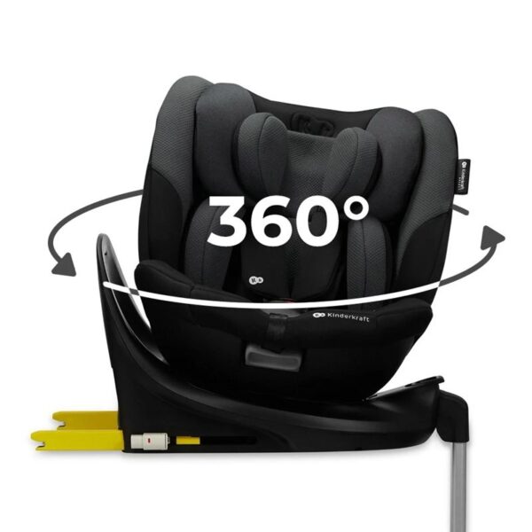 Kinderkraft I-Fix autokrēsliņš bērniem 40-150cm krāsa Graphite Black