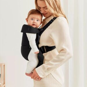 BabyBjorn MINI egosoma mazuļiem 0-12mēn. krāsa Black Woven