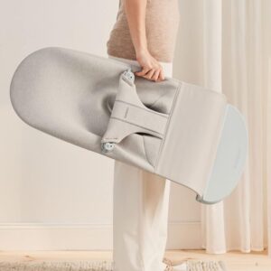 BabyBjorn BLISS šūpuļkrēsls mazuļiem 0-13kg krāsa LIGHT BEIGE, 3D Jersey