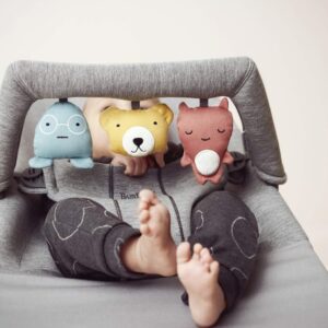 BabyBjorn Toy for Bouncer mīkstā rotaļlieta šūpuļkrēslam krāsa Soft Friends