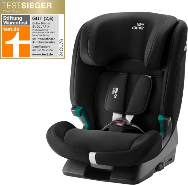 Autokreslini.lv | EvolvaFix autokrēsliņš 76-150cm krāsa Space Black bilde #7