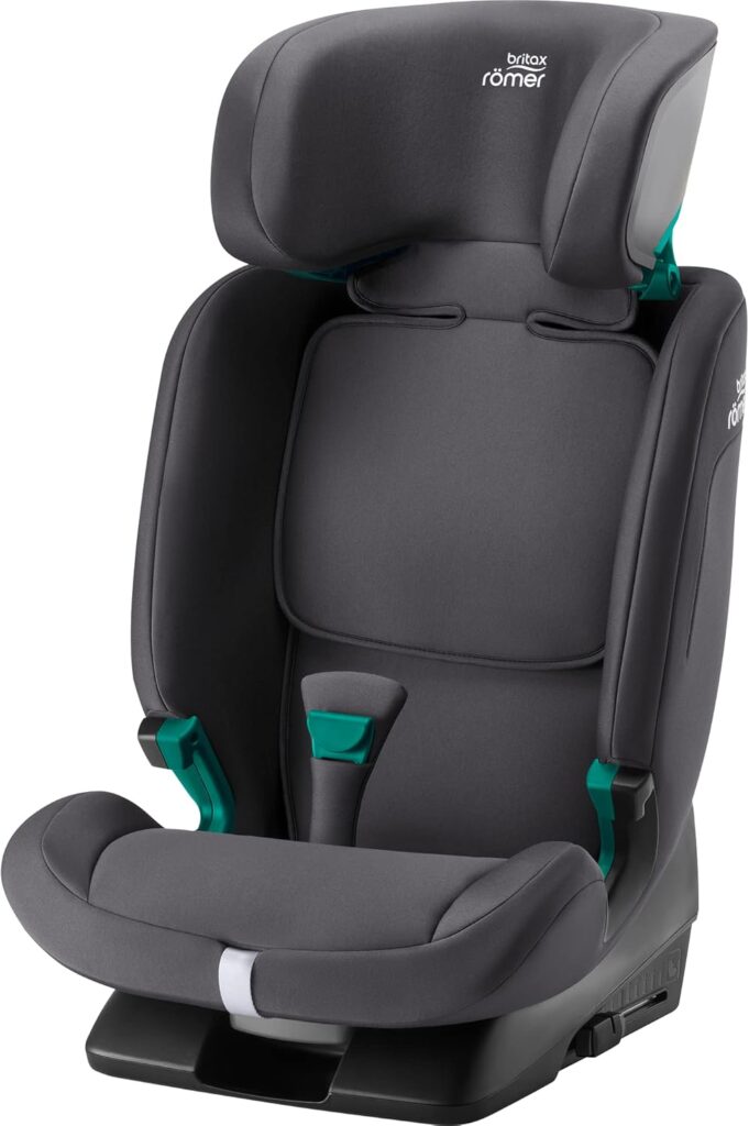 Britax Romer EvolvaFix autokrēsliņš bērniem 76-150cm krāsa Midnight Grey