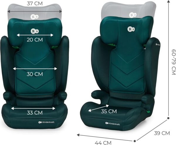 Autokreslini.lv | I-Spark autokrēsliņš bērniem 100-150cm krāsa Green bilde #19