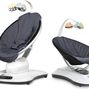 4Moms RockaRoo mazuļu šūpuļkrēsliņš krāsa Mesh Grey
