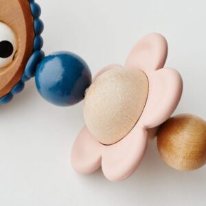 BabyBjorn Wooden Toy For Bouncer koka rotaļlieta šūpuļkrēsliņam Googly Eyes Pastels