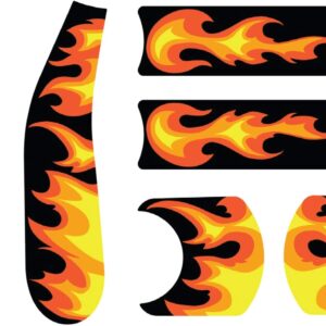 Doona Liki Trike trīsriteņa uzlīmes Flames