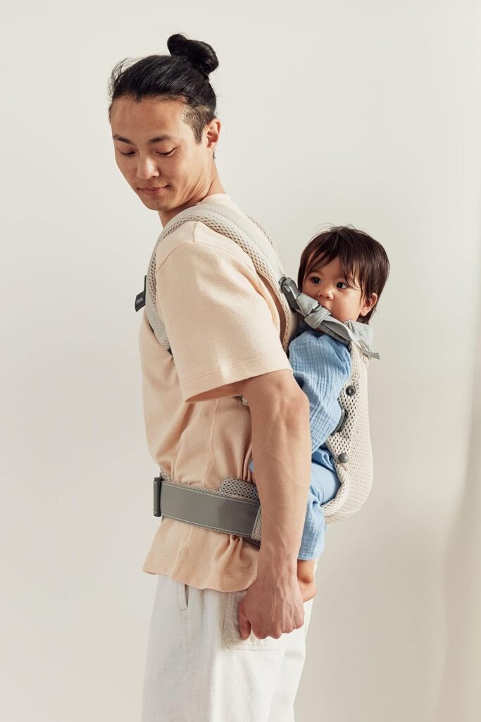BabyBjorn Harmony ergosoma mazuļiem 0-3gadiem krāsa Cream 3D MESH
