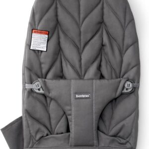 BabyBjorn Bouncer BLISS sēžamās daļas pārvalks krāsa Anthracite, Woven Petal quilt