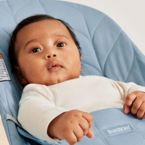 BabyBjorn Bouncer BLISS sēžamās daļas pārvalks krāsa Blue, Woven Petal quilt
