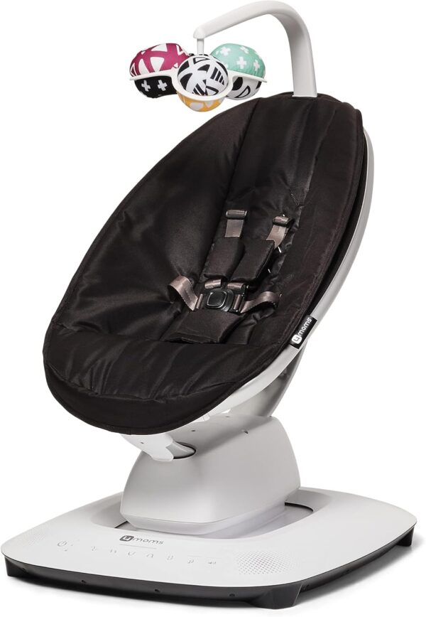 Autokreslini.lv | MamaRoo 5 mazuļu šūpolītes krāsa Classic Black bilde #1