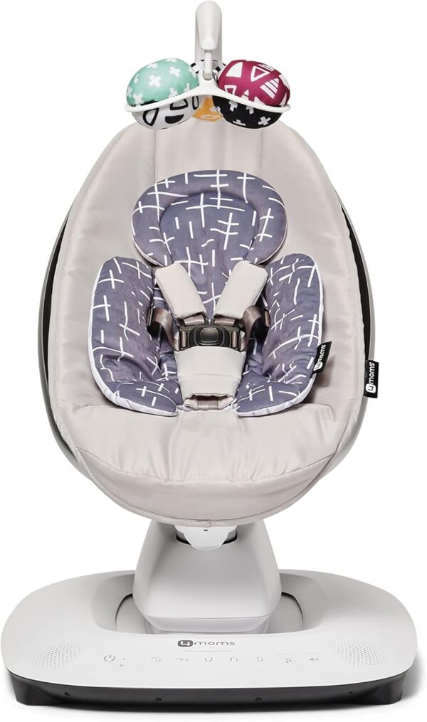 Autokreslini.lv | MamaRoo un RockaRoo mazuļu ieliktnis krāsa Grey Plush bilde #7
