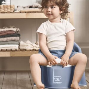 BabyBjorn Potty Chair bērnu podiņš ar atzveltni krāsa Deep Blue/White