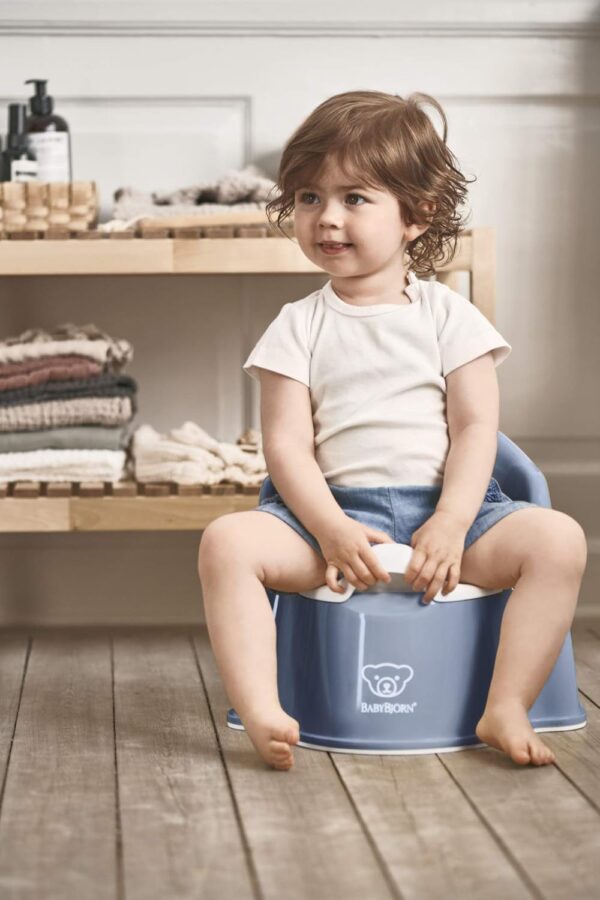 Autokreslini.lv | Potty Chair bērnu podiņš ar atzveltni krāsa Deep Blue/White bilde #3