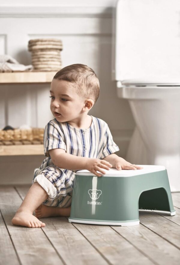 Autokreslini.lv | Safe Step pakāpiens bērniem krāsa Deep Green/White bilde #9
