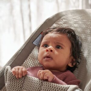BabyBjorn Bouncer BLISS sēžamās daļas pārvalks krāsa Grey Beige, Mesh