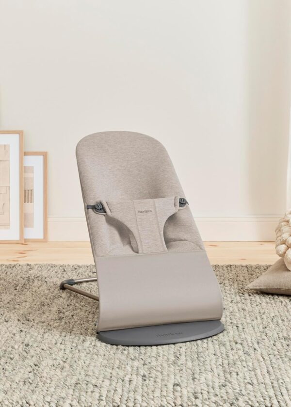 Autokreslini.lv | Balance Bliss mazuļu šūpuļkrēsls krāsa Sand Grey, 3D Jersey bilde #7
