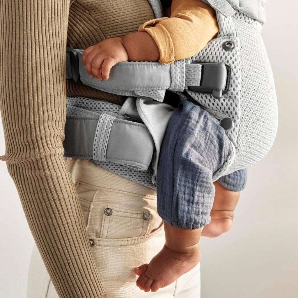 BabyBjorn Harmony ergosoma mazuļiem 0-3gadiem krāsa Silver 3D MESH