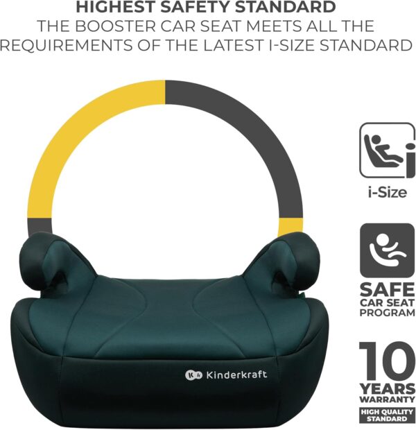 Autokreslini.lv | I-Boost auto paliktnis bērniem 135-150cm krāsa Green bilde #11