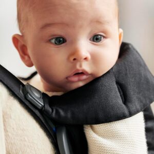 BabyBjorn MINI egosoma mazuļiem 0-12mēn. krāsa Black Woven