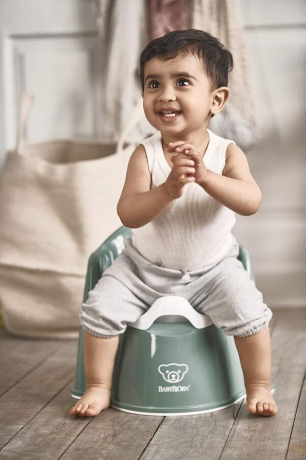 Autokreslini.lv | Potty Chair bērnu podiņš ar atzveltni krāsa Deep Green/White bilde #5
