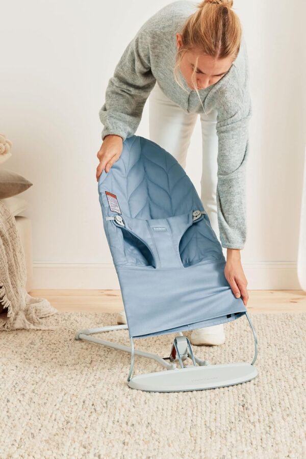 Autokreslini.lv | Babysitter sēžamās daļas pārvalks krāsa Blue, Woven Petal quilt bilde #3