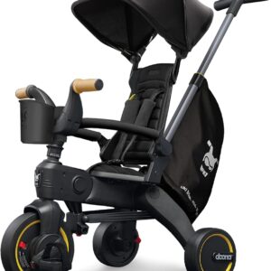 Doona Liki Trike S5 stumjamais bērnu trīsritenis krāsa Nitro Black