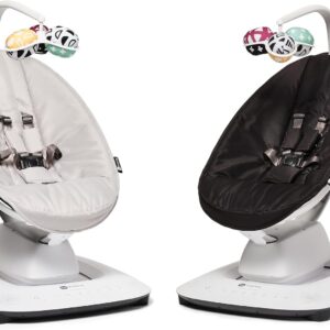 4Moms MamaRoo 5 mazuļu šūpolītes krāsa Classic Black