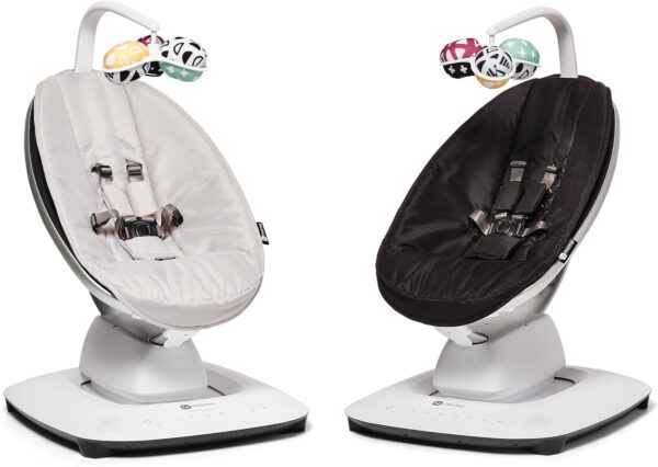 Autokreslini.lv | MamaRoo 5 mazuļu šūpolītes krāsa Classic Black bilde #15