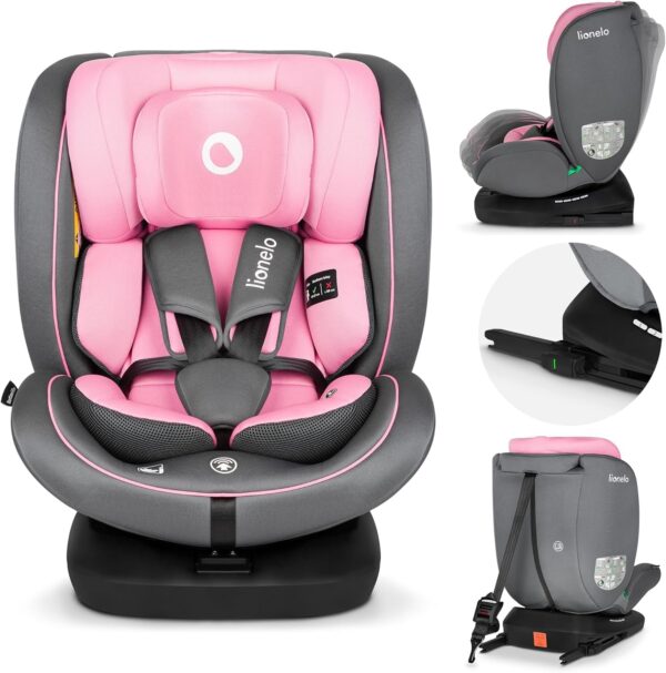 Autokreslini.lv | Bastiaan I-Size autokrēsliņš bērniem 40-150cm krāsa Pink Baby bilde #5