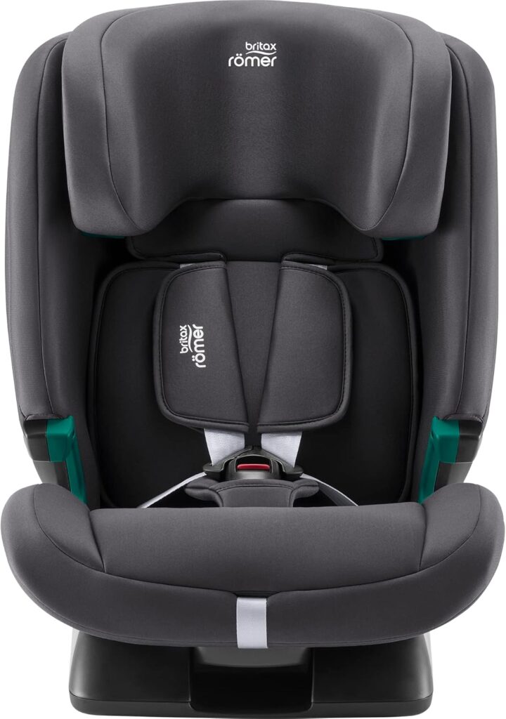 Britax Romer EvolvaFix autokrēsliņš bērniem 76-150cm krāsa Midnight Grey