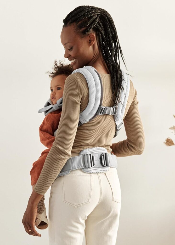 BabyBjorn Harmony ergosoma mazuļiem 0-3gadiem krāsa Silver 3D MESH